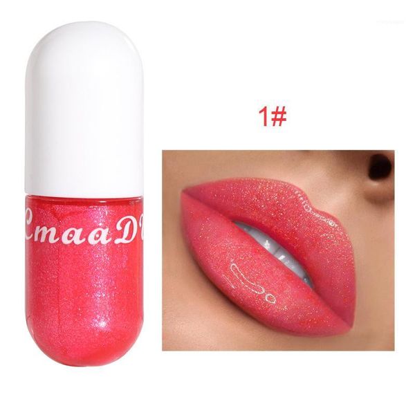 

mini shape lip glaze liquid lipstick tint waterproof velvet moisture non-stick cup smooth glitter gloss1