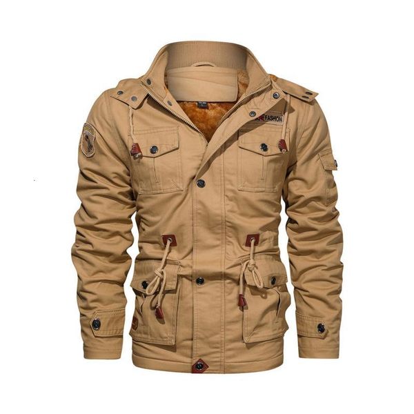 

men's jackets est coat, winter warm long sleeve detachable hooded multi pockets jacket for vacation travelling party f1cp, Black;brown