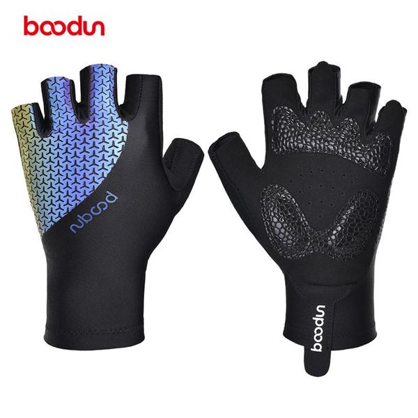 

men women colorful cycling gloves half finger shockproof gel road mountain bike mtb antislip breathable bicycle, Black