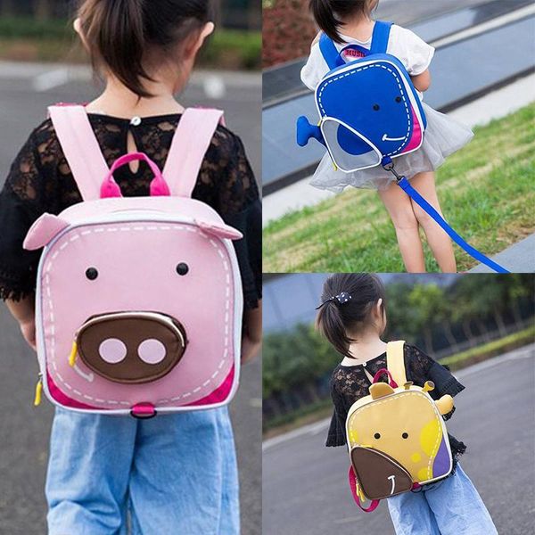 

backpack boys and girls school bag cartoon kindergarten waterproof children
