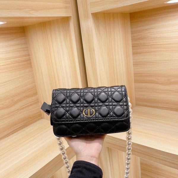 

lingge pearl chain bag 2021 new fashion versatile crossbody bag ysj