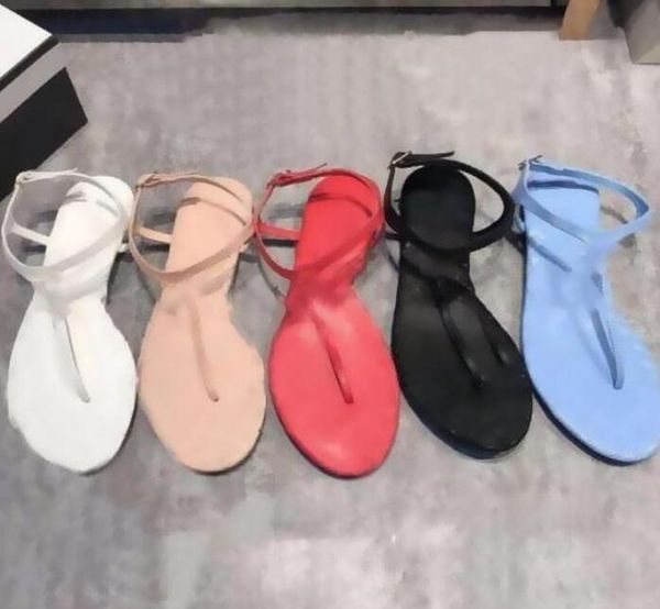 

2021 1 summer women's casual sandals, loafers, flat shoes, flip-flops, sandals fashion luxury 35-40, White;red