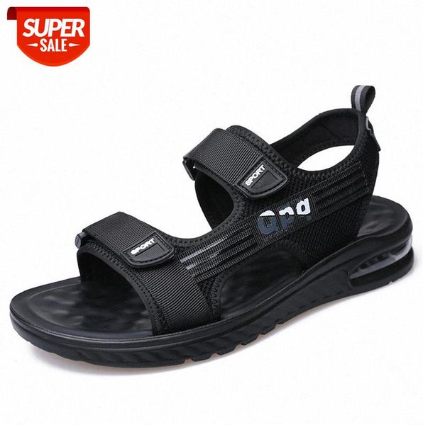 

junster beach shoes men's net blaka cushion sandals casual #ms0j, Black