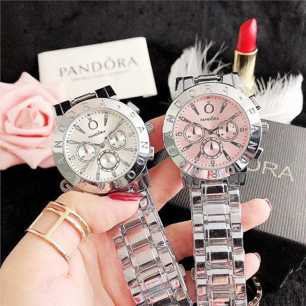 

9 fashion 40mm luxury watch men's and women's universal famous brand pan quartz movement quality ladies watches gifts wristwatch, Slivery;brown