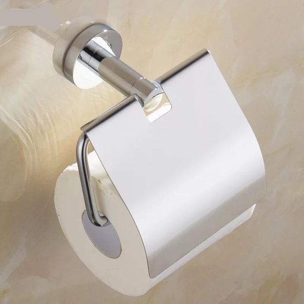 

chrome stainless steel bathroom roll tissue paper holder wall mounted toilet organizer shelf holders