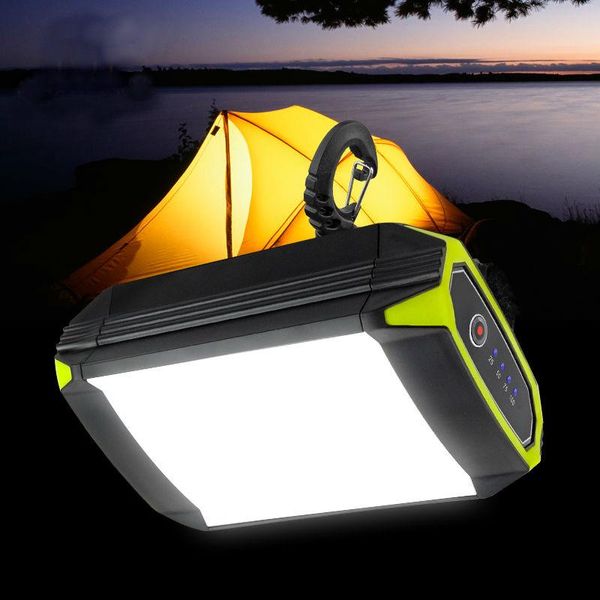 

portable lanterns usb rechargeable work light camping flasher mobile power bank tent outdoor hanging lamp