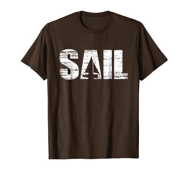 

cool distressed sailing t-shirt for sailors, White;black