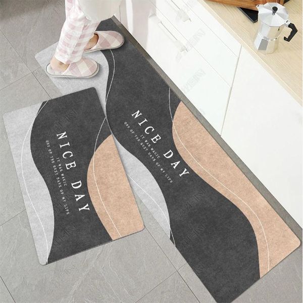 

carpets fashion area rugs anti-slip kitchen mat floor modern bath carpet entrance doormat tapete absorbent living bedroom prayer pad