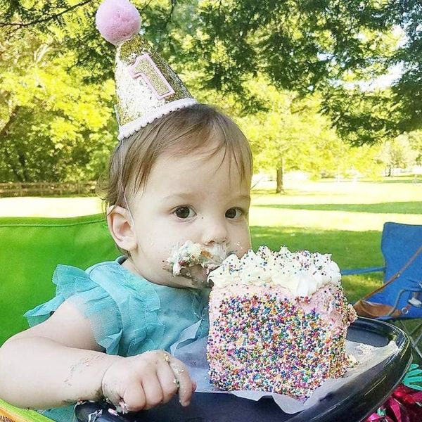 

party hats 1pcs glitter cloth pointed hat dress birthday mini felt blue birt u0d6