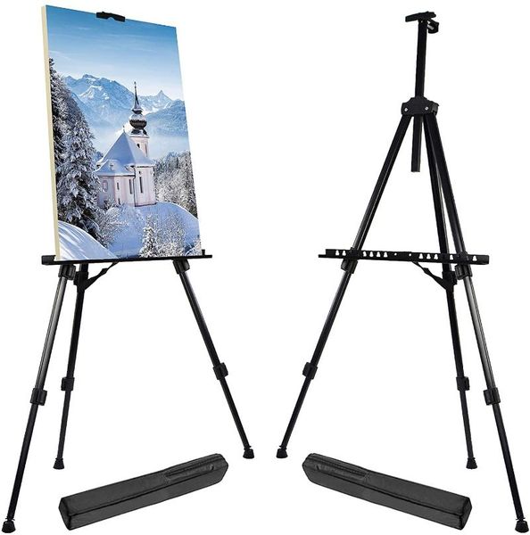 

frames portable adjustable metal sketch easel stand foldable travel aluminum alloy drawing for artist art supplies