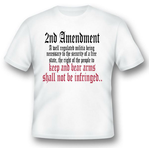 

2nd amendment rights gun pistol ar15 sun black or white tee, White;black
