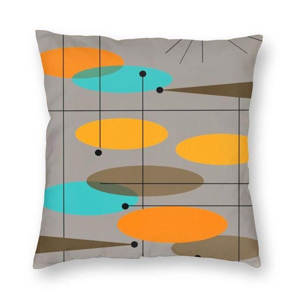 

cushion/decorative pillow vibrant mid century modern geometric abstract art square throw case home decorative 3d print cushion cover for car