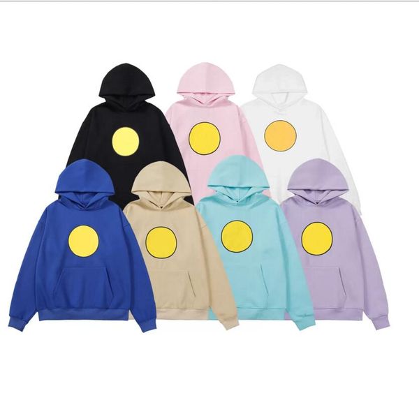 

smile ins hooded hoodies sweatshirt designer mens womens fashion hoodie streetwear pullover sweatshirts loose hoodeds clothing, Black