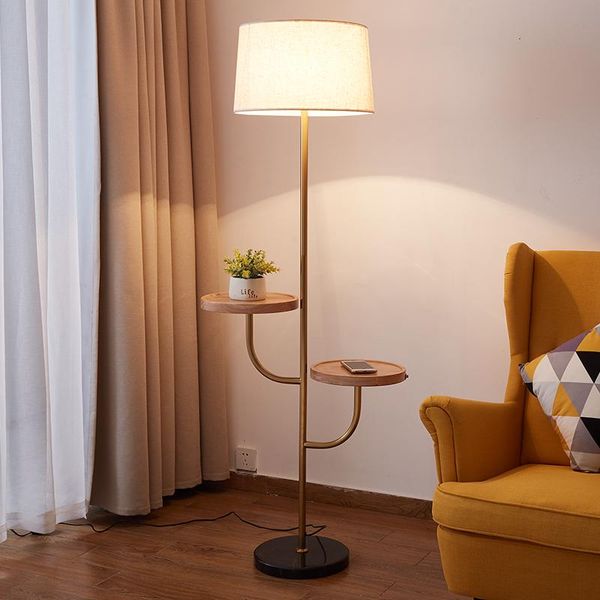 

modern wooden floor lamps nordic adjustable e27 led 220v lights for living room study bedroom office