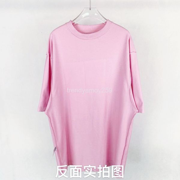 

women's t-shirt correct version summer b animal series cat print hole short sleeve t-shirt men's and women's loose, White