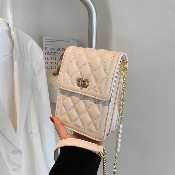 

evening bags tilorraine summer texture bag women 2021 fashion chain small square versatile one shoulder mobile phone