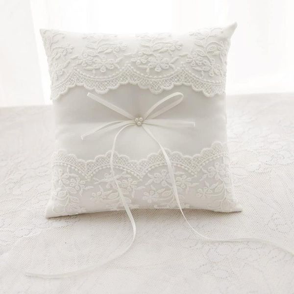 

pillow wedding ring romantic butterfly gift bride white supplies square marriage #4