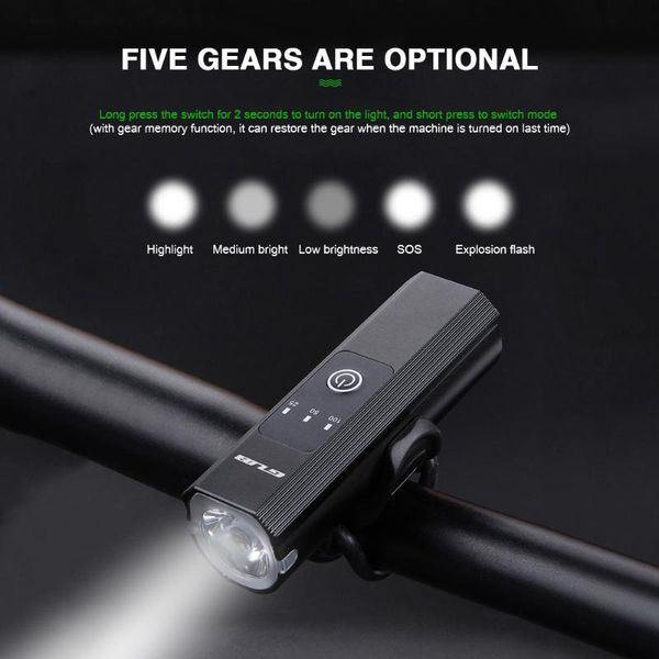 

front headlight usb charging bicycle waterproof mtb bike for outdoor cycle biking entertainment lights