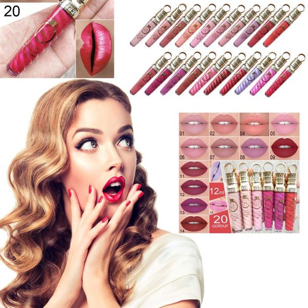 

lip gloss long lasting waterproof liquid lipstick velvet matte lipgloss 12ml