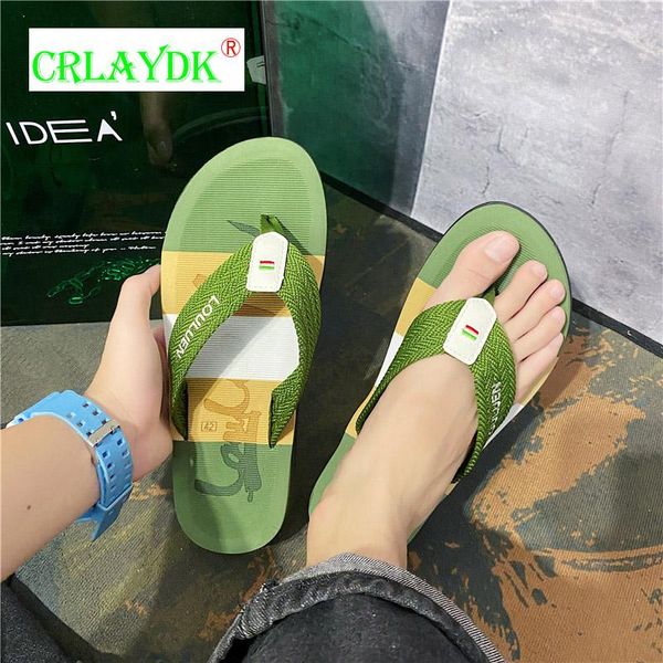 

slippers crlaydk men's slide sandals wide strap sports flip flops soft outdoor beach footed shoes home bathroom comfort travel, Black