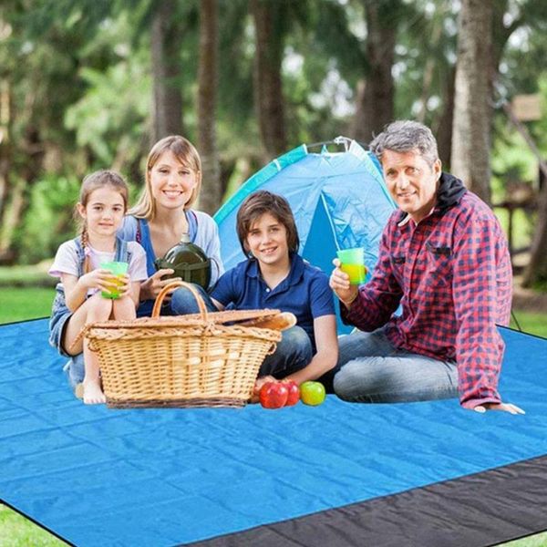 

camping carpet splice picnic mat beach 6 color folding 200 * 140cm sandless placemat outdoor blanket waterproof pads