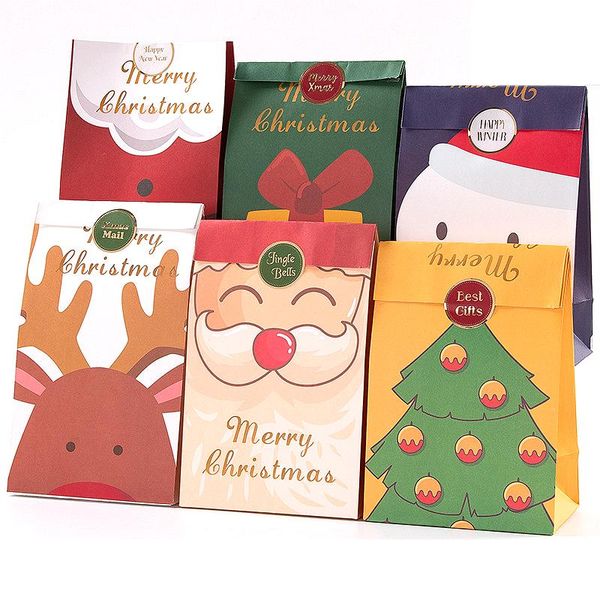 

gift wrap x6 pretty gifts packing bag paper with tags 150g quality environmental kraft food