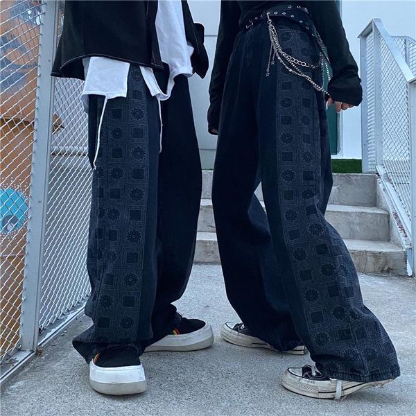 

women's jeans ladies cargo women pants high waist streetwear vintage punk goth summer casual long trousers joggers, Blue