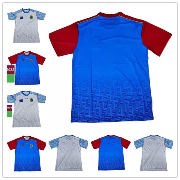 

2021 2022 congo soccer jerseys 21 22 democratic republic man national team maillots de foot shirt short sleeve football uniforms, Black;yellow