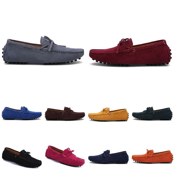 

non-brand men running shoes triple black royal blue purple yellow dark green navy camel mens fashion trainer sneakers outdoor jogging walkin