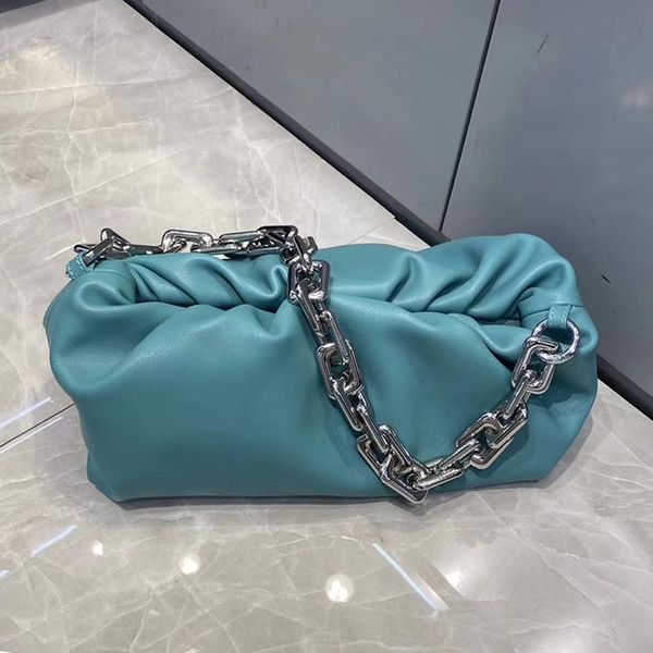 

est style designer women shoulder bags chain pouch female handbag cowhide leather totes