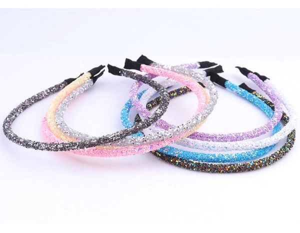 

10pcs/lot mix colors crystal headbands hairband ornaments for fashion hair jewelry hj13, Silver