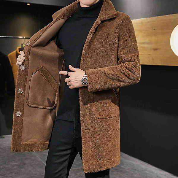 

men's jackets long coat two sides of male wool, mainly for men, turtleneck warm, winter pq4b, Black;brown
