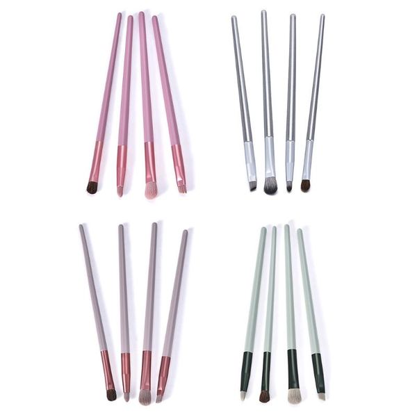 

makeup brushes 4pcs professional horse hair make up eye shadow set beauty tools kit
