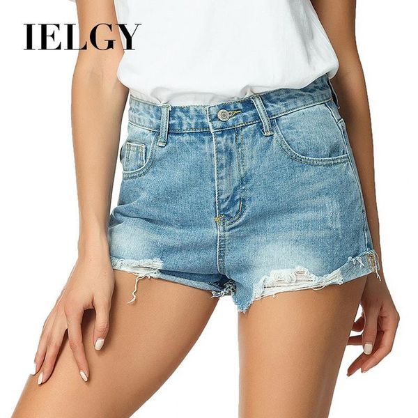 

women's jeans ielgy denim shorts, Blue