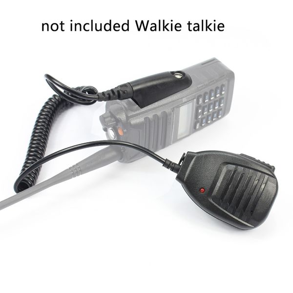 Dwterproof acqua con indicazione di luce di ricambio durevole walkie morsetto accessori microfono a mano talkie mini parti solide per bf uv9r