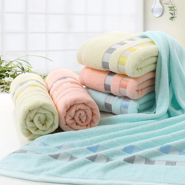 

towel 100% cotton thickening absorbent bath large size 70x140cm