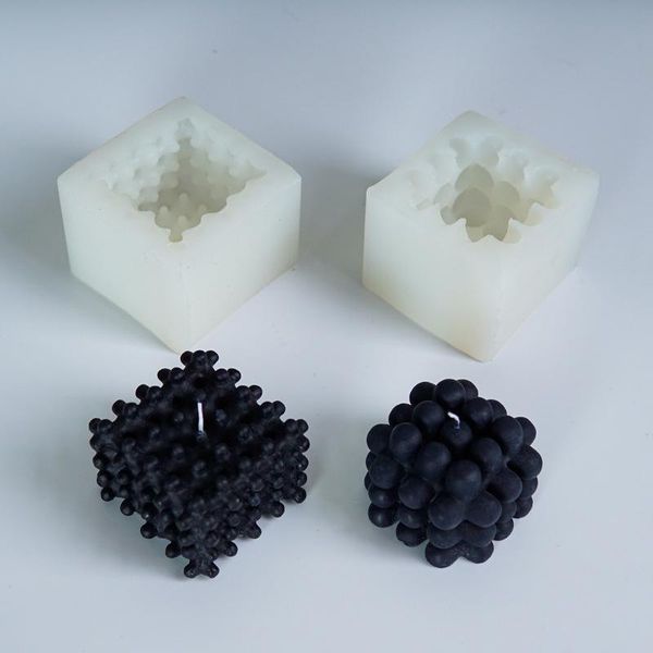 

craft tools geometric magic ball candle mold round small silicone moulds diy