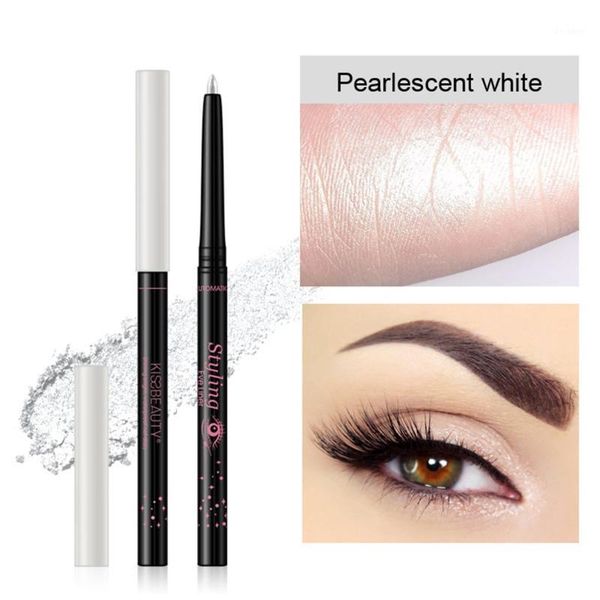 

automatic rotating silkworm pen pearlescent eye shadow waterproof eyeliner pencil beauty tool1