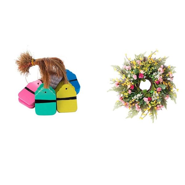 

other garden supplies 500pcs waterproof belt plant label tag flower pot & 1 pcs artificial carnation wreath mother's day
