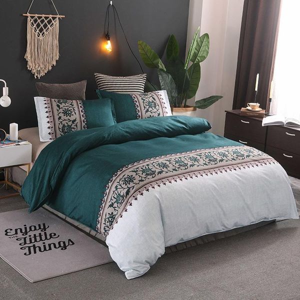 

us/eu/au size duvet cover sets with pillowcase quilt printed bedding set no bed sheet bedroom bedclothes 2/3pcs
