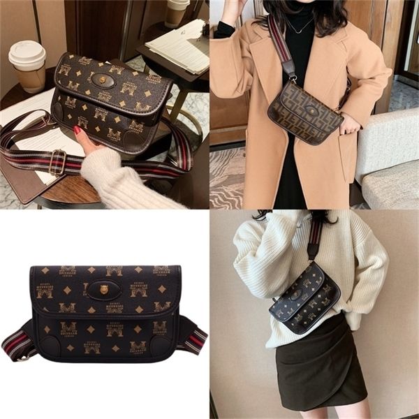 

discount waist bag small women's popular new fashion versatile wide shoulder belt chest one shoulder messenger bag purse