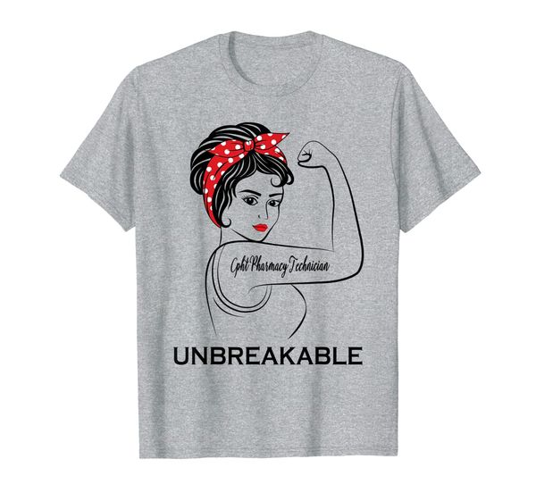 

cpht pharmacy technician unbreakable job title t-shirt, White;black