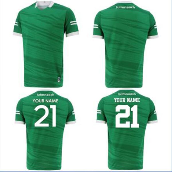 

home 2021/22 ireland limerick training rugby jersey size s--5xl, Black;gray