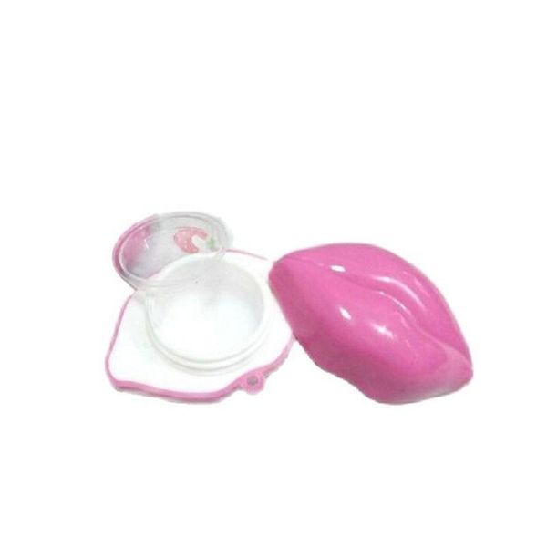 

storage bottles & jars 10g 10ml pp lip packing box pink color labiate screw cap cream jar eye powder 30pieces/lot