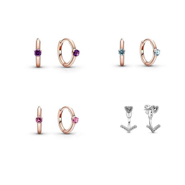

the simple and generous valentines day zircon earrings, elegant jewelry, a versatile gift for your wife stud, Golden;silver