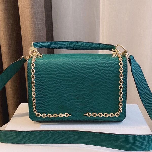 

flip messenger bag ladies flap shoulder handbag crossbody leather purse classic twist medium bags water wave pattern