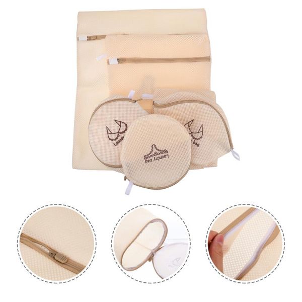

7pcs laundry bags washing mesh lingerie underwear bra home travel machine wash storage