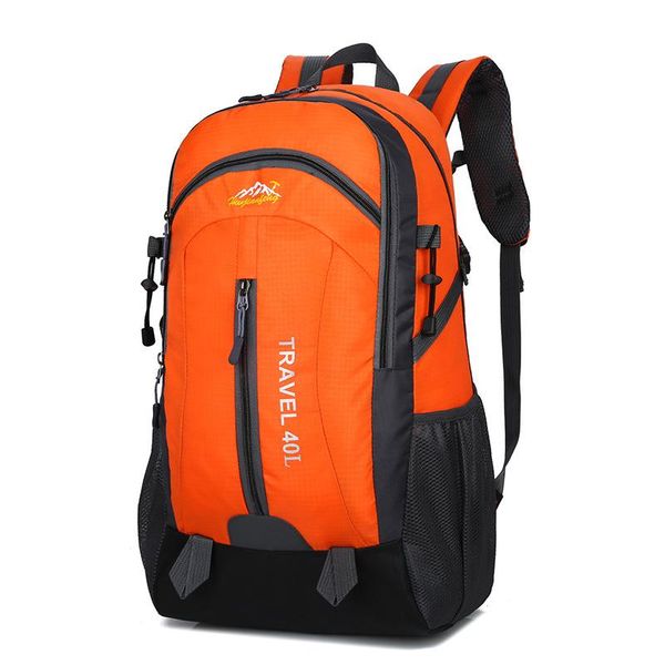 

backpack out door male casual men backpacks for usb bag waterproof charging 40l black travel large capacity