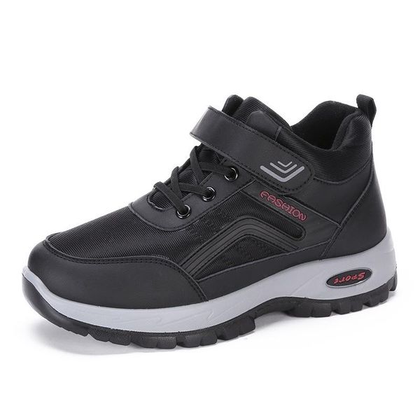 

boots ladies cotton winter female students non-slip warm office with antie and, Black