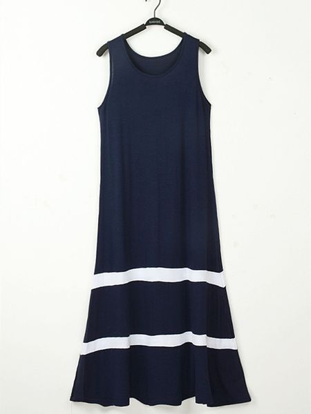 

casual dresses summer dress korean-style vest long loose sleeveless big swing show thin plus size es for women ot5w, Black;gray